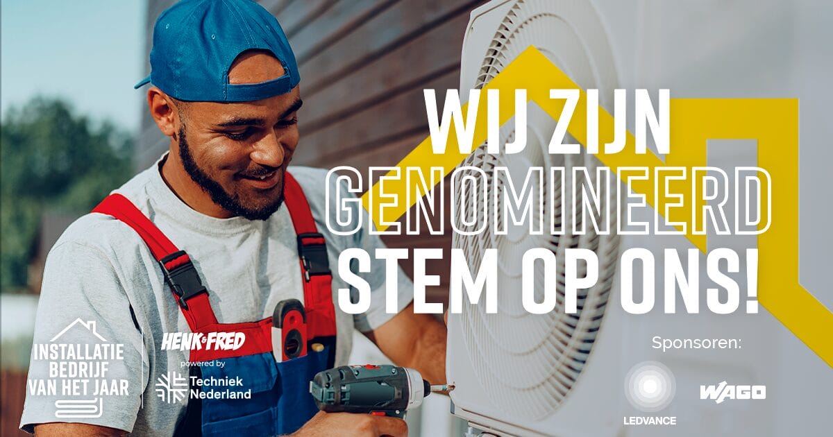 Stem op Linthorst voor Installatiebedrijf van het Jaar.