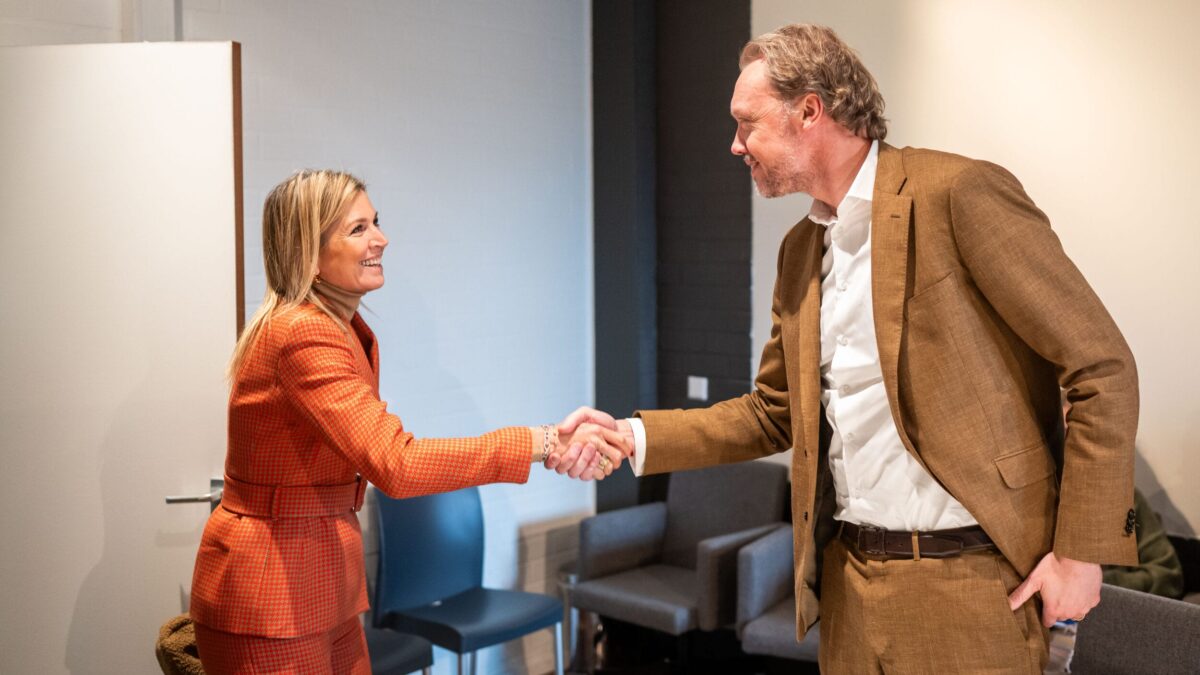 Bezoek Maxima - Gijs