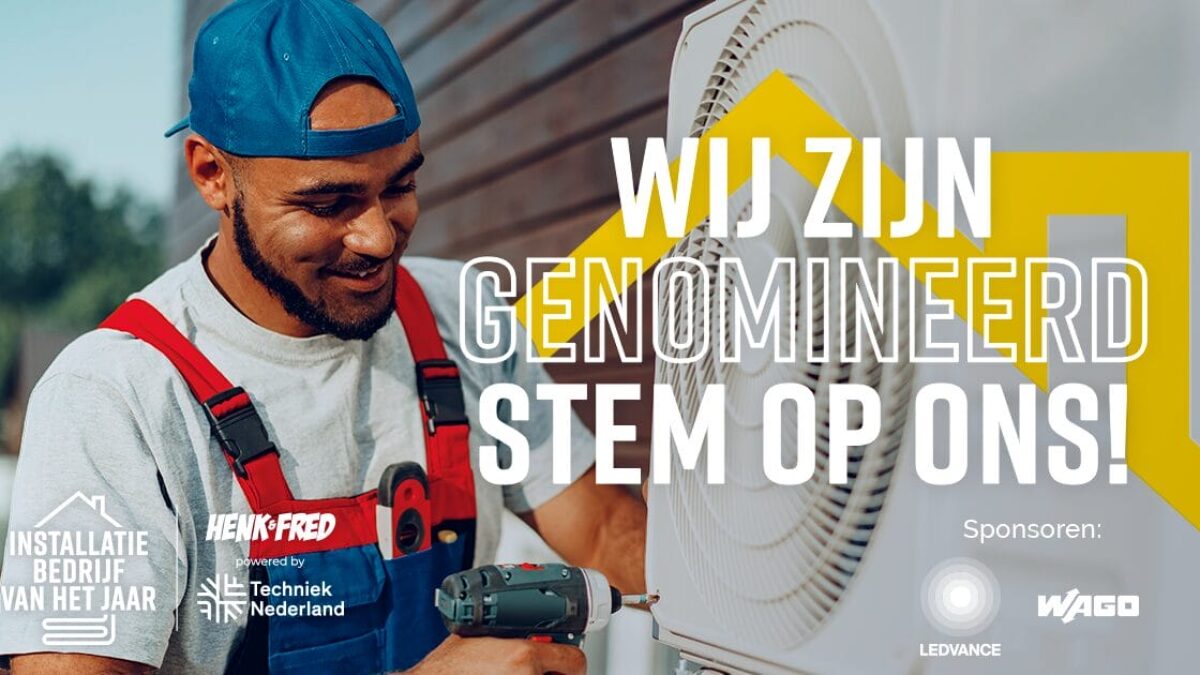 Stem op Linthorst voor Installatiebedrijf van het Jaar.